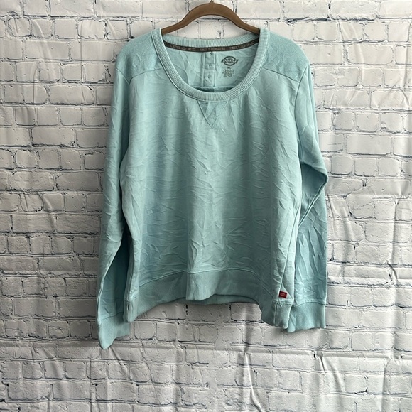 Dickies‎ light blue crewneck, pullover sweatshirt, women’s size XL - Picture 1 of 3